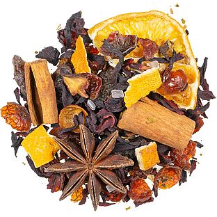 Feuerzangenbowle, Früchtetee mit natürlichem Aroma